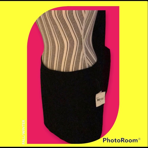 MAC & JAC Black lined Lacey mini Skirt size Lg NWT - Picture 11 of 12